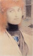 Fernand Khnopff Who Shall Deliver Me USA oil painting artist